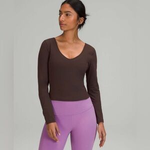 Lululemon Align Long Sleeve Shirt in French Press